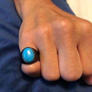 NWOT steel Blackout ring